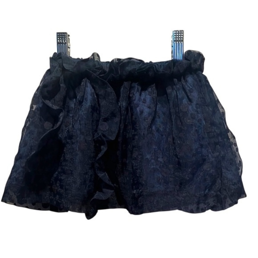 J. Crew Crewcuts Girls Blue Layered Ruffle skirt size 2